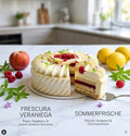 Pfirsich-Himbeer-Zitronenverbenen-Entremets (Entremets de Melocotón, Frambuesa y Hierbaluisa)