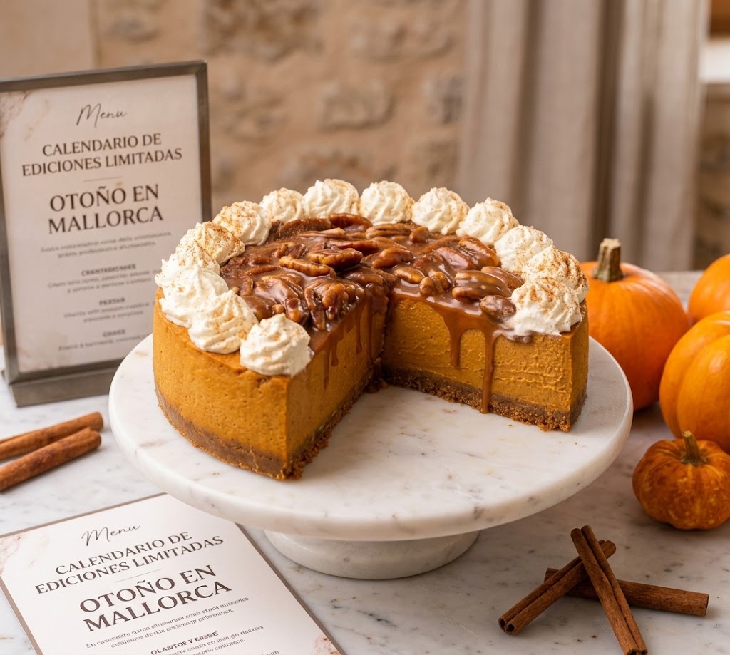 Cheesecake de Calabaza y Pecanas Caramelizadas /Cheesecake Imperial de Calabaza y Pecanas