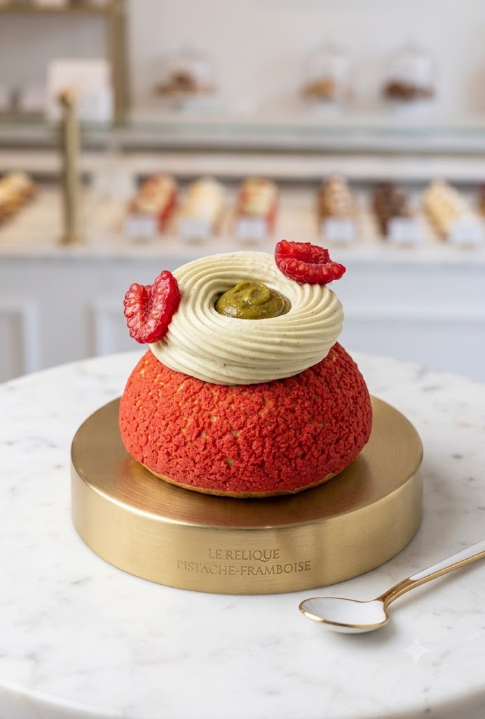 Choux d'Amour – Himbeere & Pistazie (Choux d'Amour – Frambuesa y Pistacho)