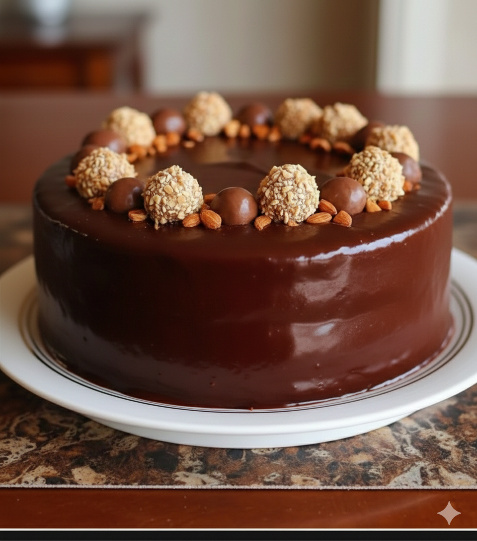 Ferrero-Rocher-Torte / Tarta Ferrero Rocher